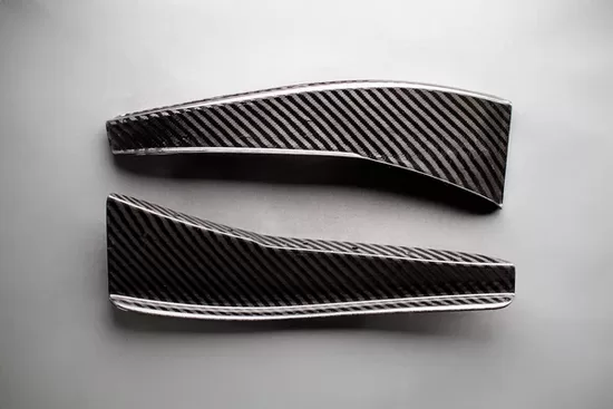 Front bumper canards set for the BMW M3 E90 / E92
