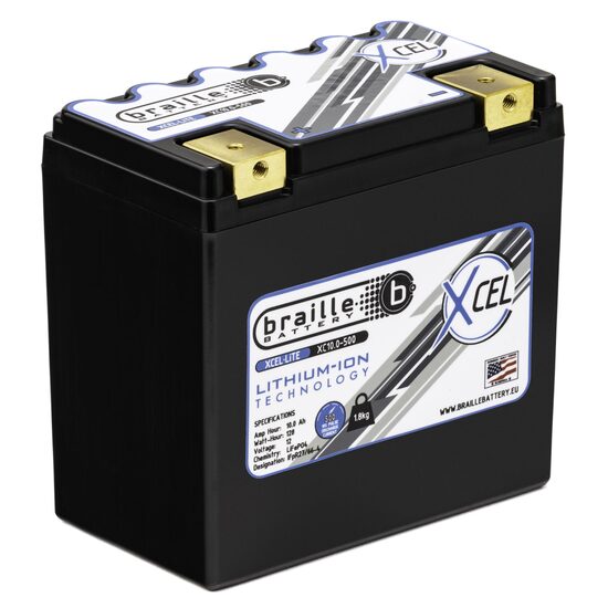 Braille lithium battery (Left +)