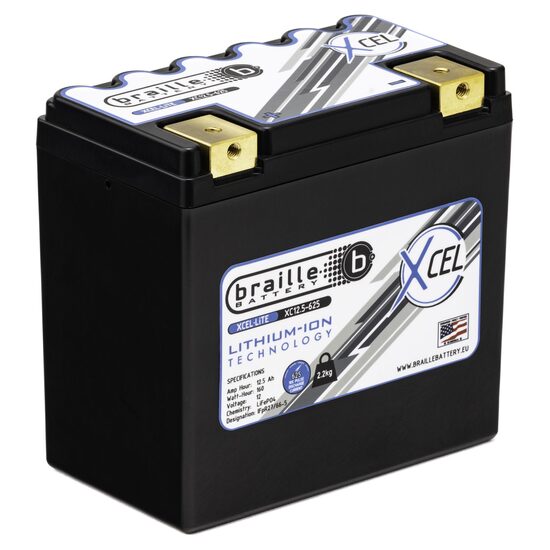 Braille lithium battery (Left +)